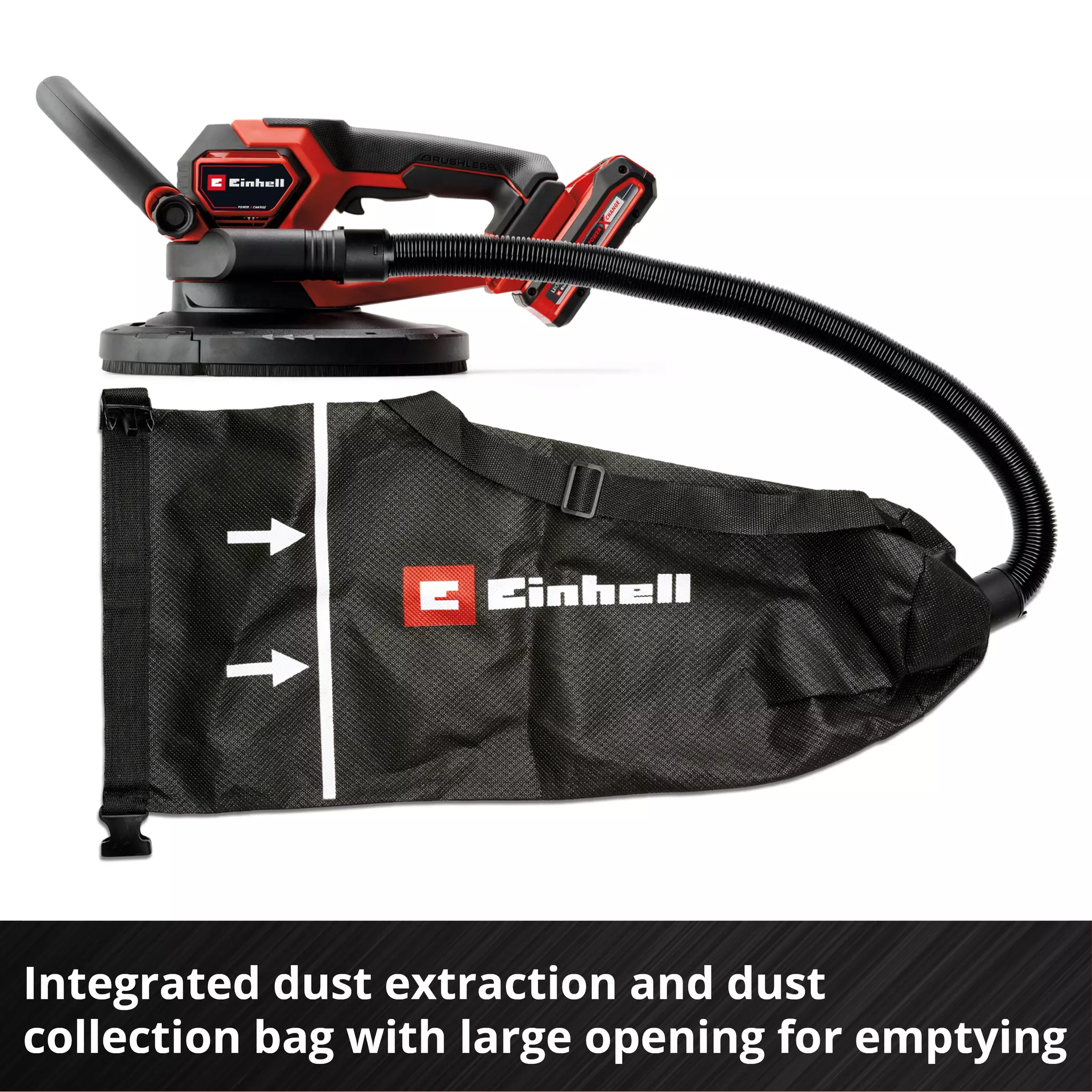 EINHELL PRO 18V Compact Drywall Sander Bare Unit (225mm, TP-DWS 18/225 LI Solo) - Image 9