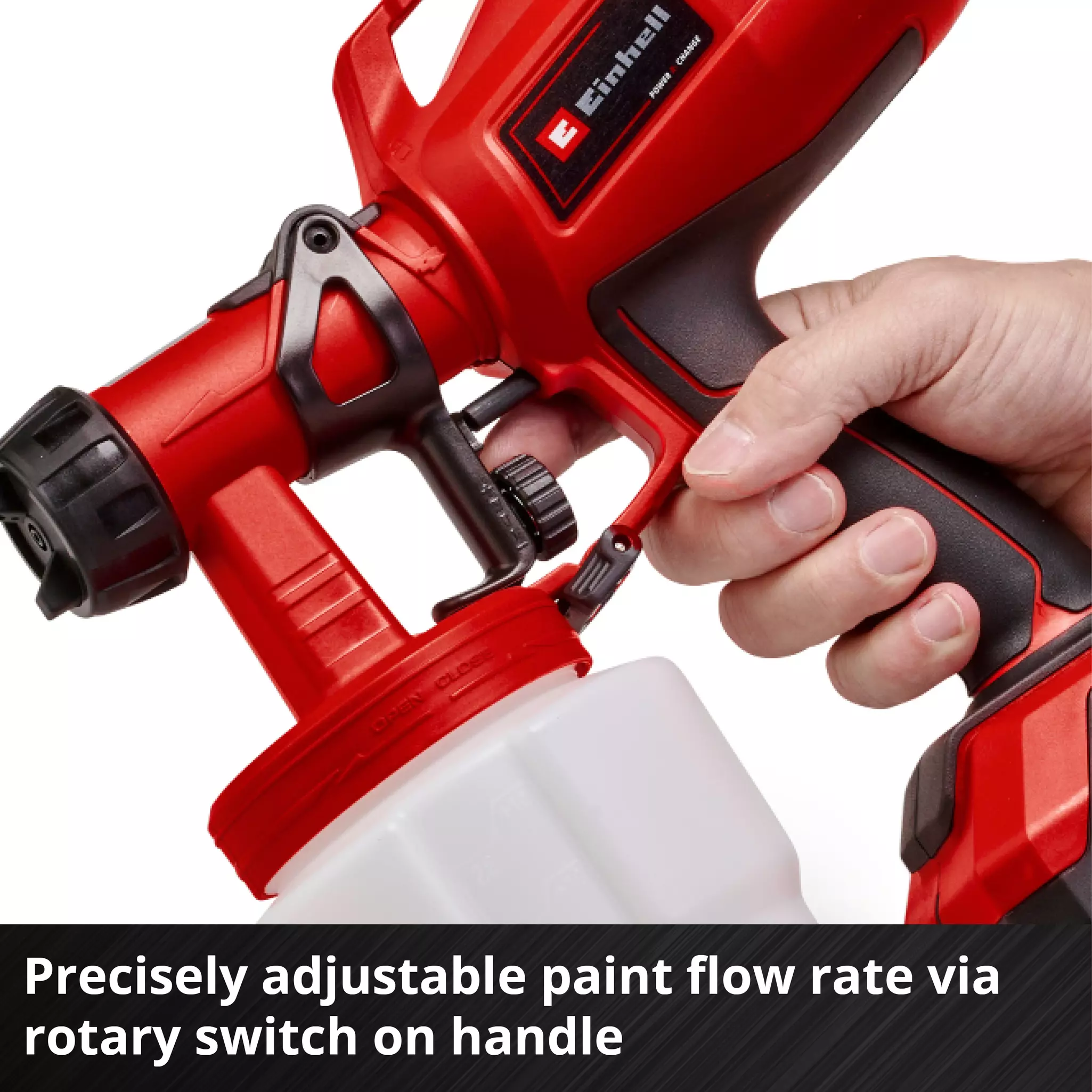 EINHELL 18V Spray Gun Bare Unit (650ml/min, 800ml, TC-SY 18/60 Li-Solo) - Image 7