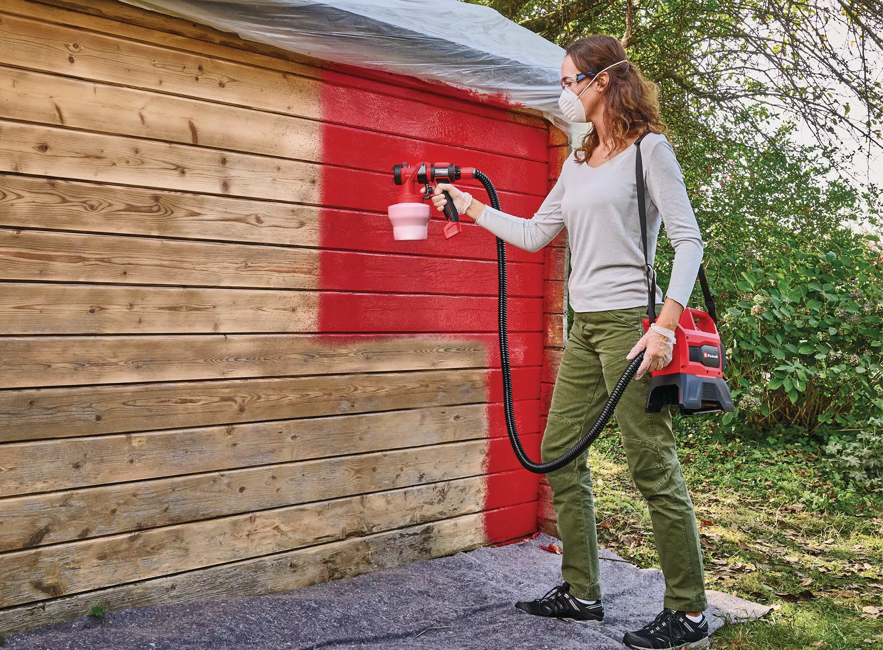 EINHELL 18V Spray Gun Bare Unit (1000ml/min, 1000ml, TE-SY 18/90 Li-Solo) - Image 4