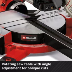EINHELL 2x18V Mitre Saw Bare Unit (210mm, 65mmx310mm, TE-SM 36/210 Li-Solo) - Image 4