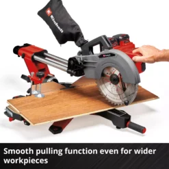 EINHELL 2x18V Mitre Saw Bare Unit (254mm, 85mmx340mm, TE-SM 36/10 L Li-Solo) - Image 6