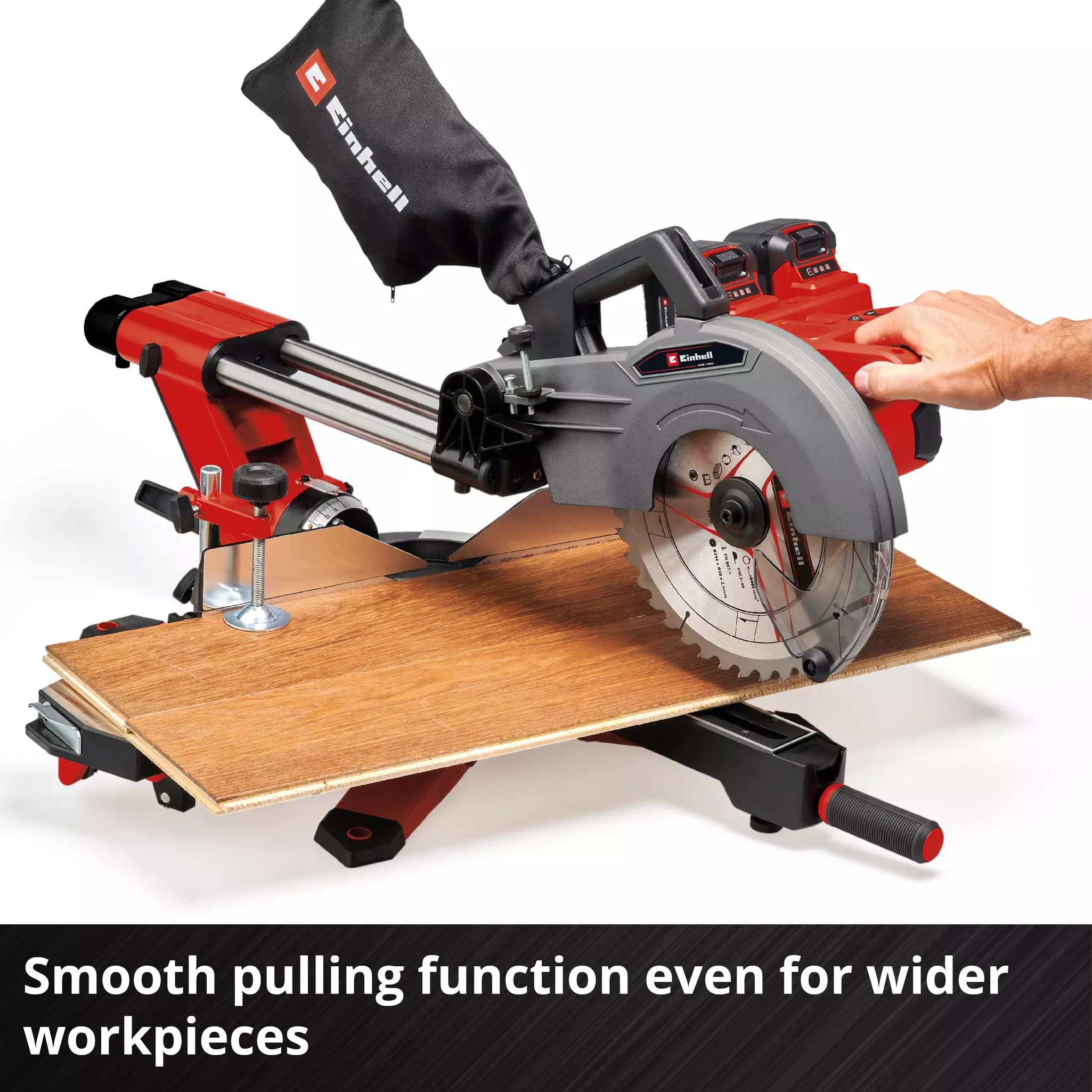 EINHELL 2x18V Mitre Saw Bare Unit (254mm, 85mmx340mm, TE-SM 36/10 L Li-Solo) - Image 6