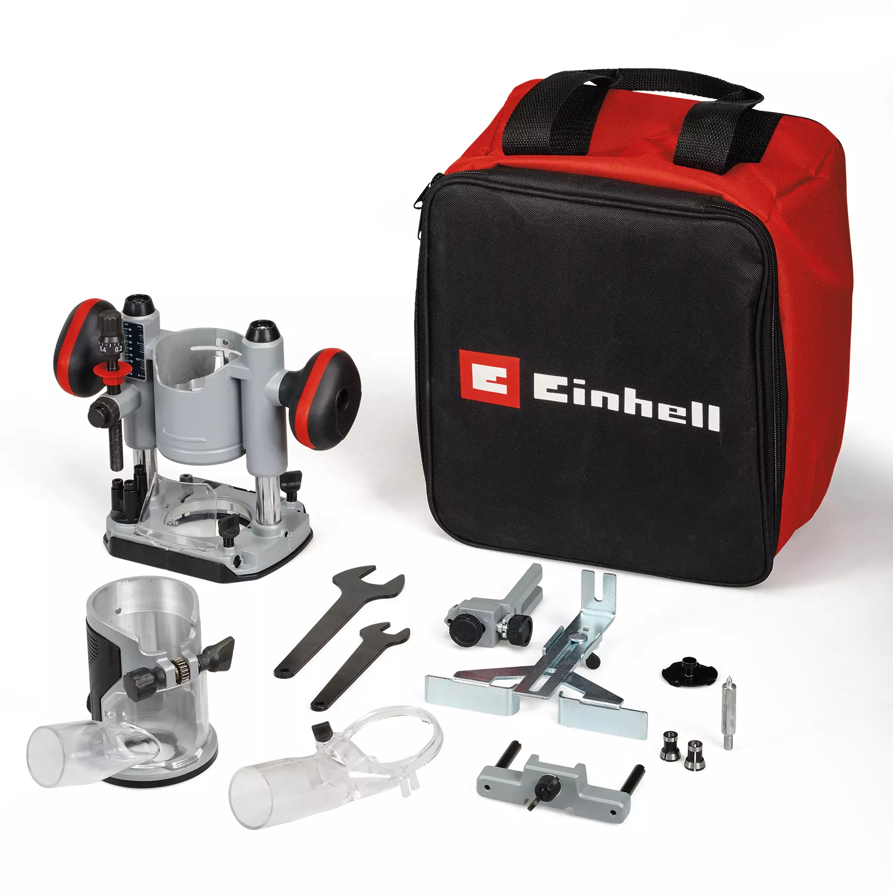 EINHELL PRO 18V Router Bare Unit (1/4", 2xBases, TP-RO 18 SET Li Solo) - Image 2