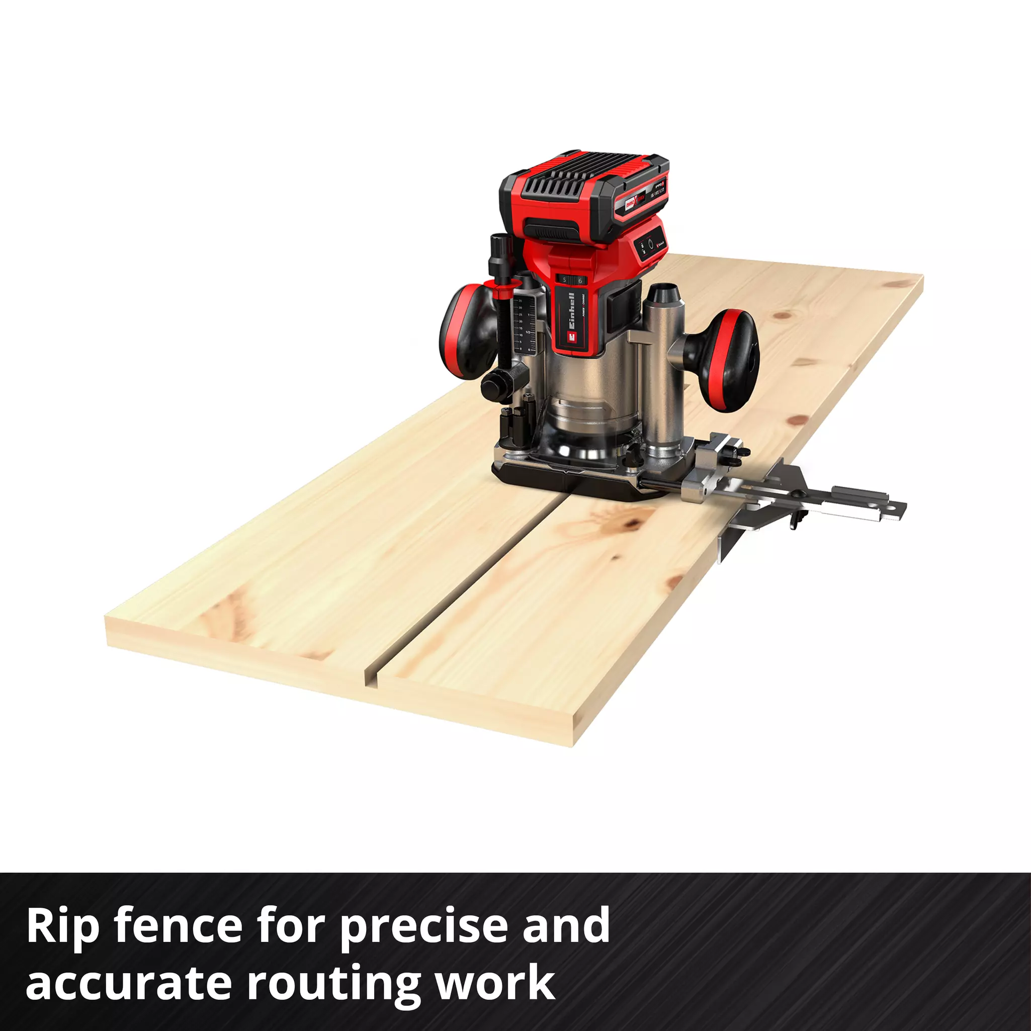 EINHELL PRO 18V Router Bare Unit (1/4", 2xBases, TP-RO 18 SET Li Solo) - Image 6