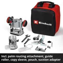 EINHELL PRO 18V Router Bare Unit (1/4", 2xBases, TP-RO 18 SET Li Solo) - Image 7