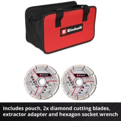 EINHELL PRO 2x18V Wall Chaser Bare Unit (125mm, TP-MA 36/30 Li Bl Solo) - Image 5