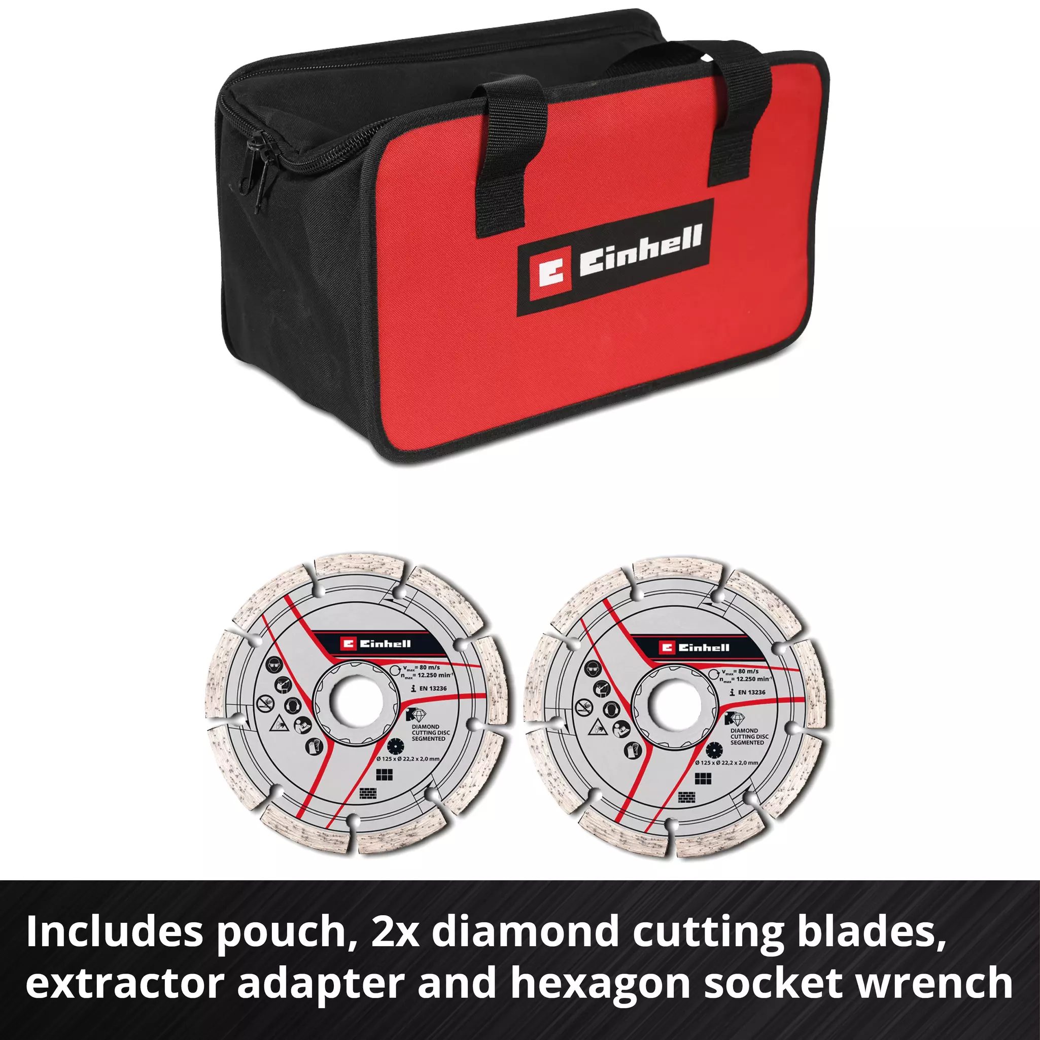 EINHELL PRO 2x18V Wall Chaser Bare Unit (125mm, TP-MA 36/30 Li Bl Solo) - Image 5