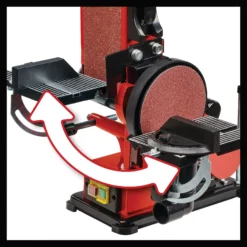 EINHELL 220V Belt & Disc Sander (380W, 100mmx914mm, 150mm, TC-US 380) - Image 6