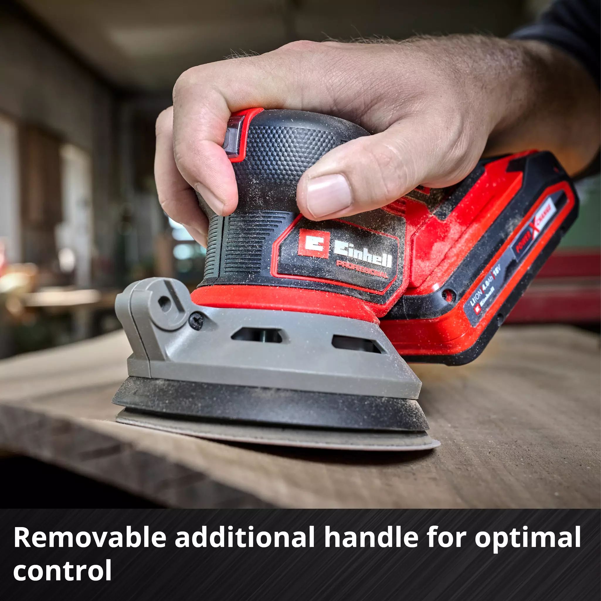 EINHELL PRO 18V R/A Sander Bare Unit (125mm, TP-RS 18/32 Li Bl Solo) - Image 6