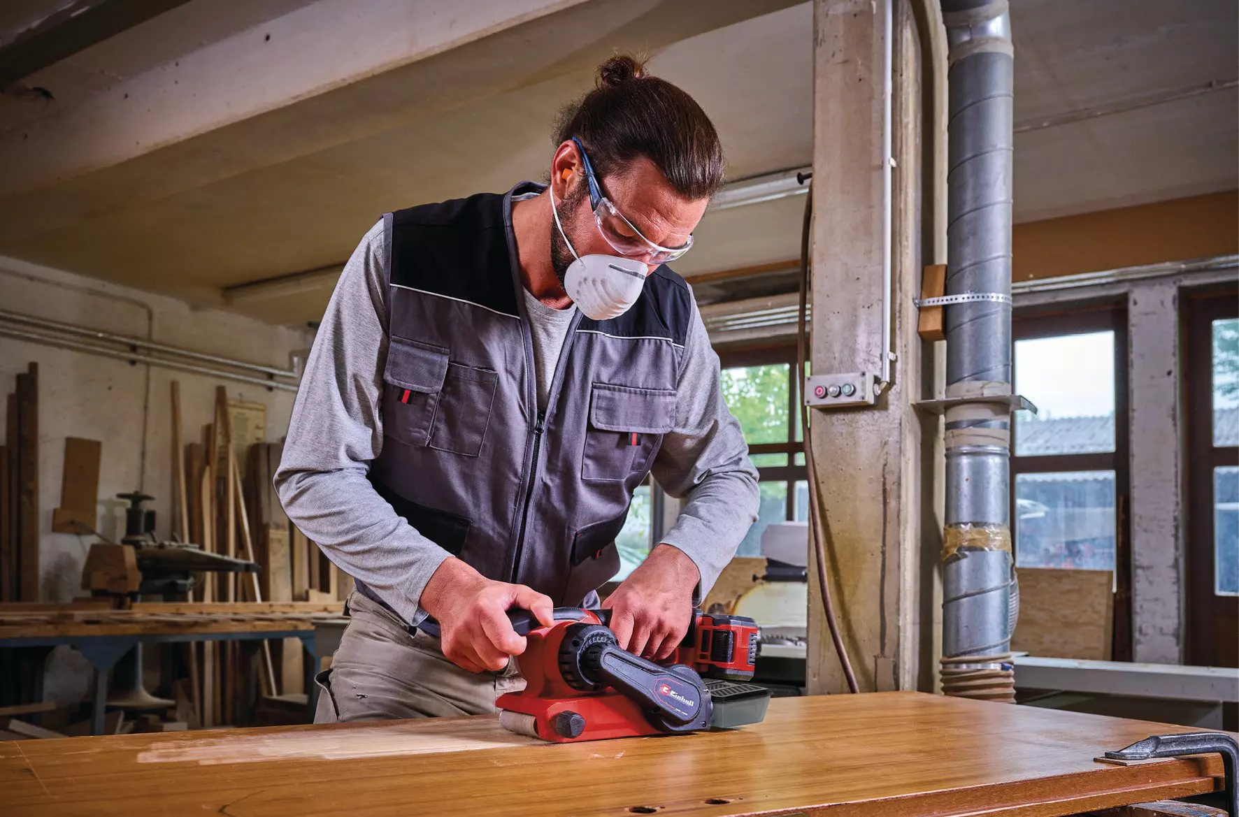 EINHELL PRO 18V Belt Sander Bare Unit (75-457mm, TP-BS 18/457 Li Bl Solo) - Image 4
