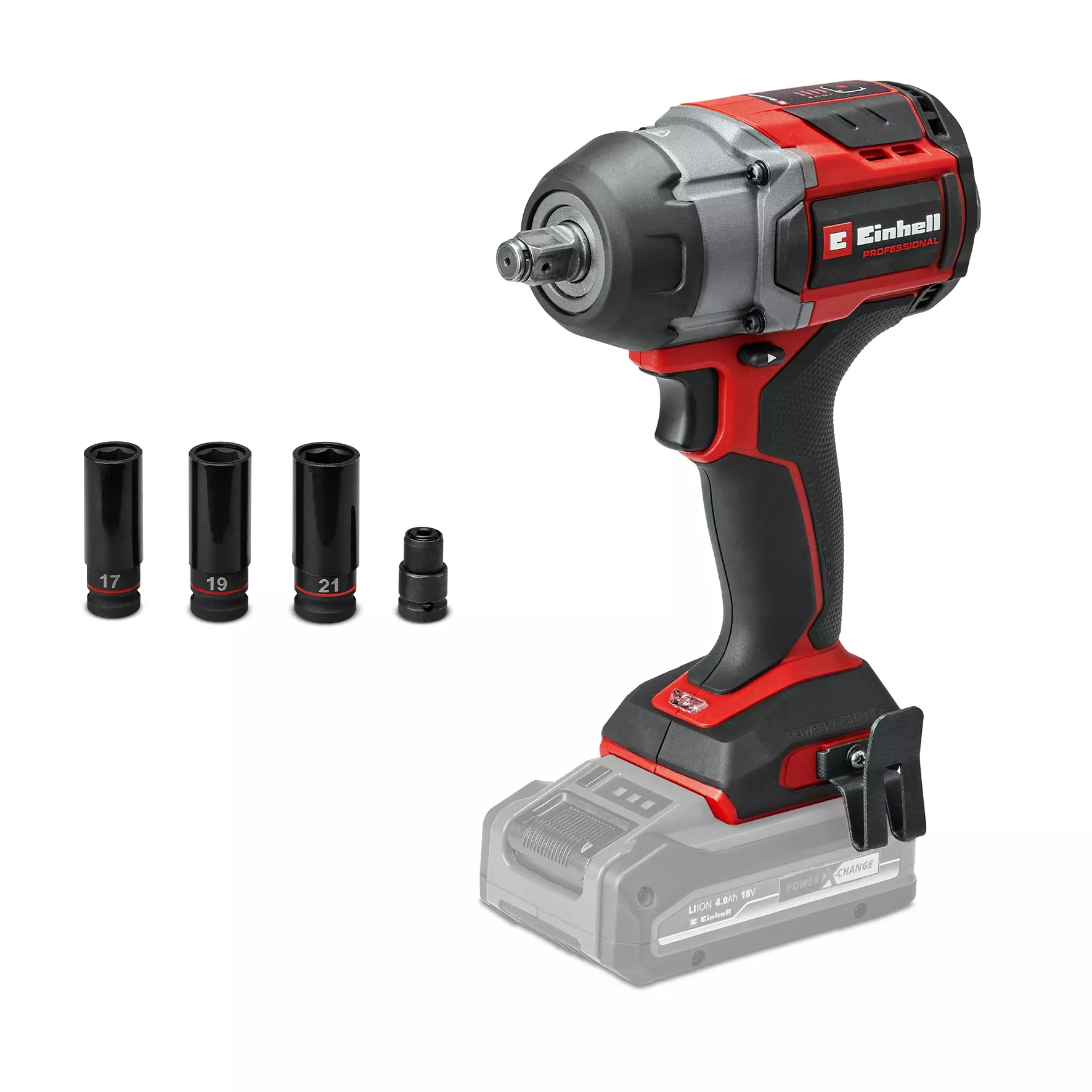 EINHELL PRO 18V Impact Wrench Bare Unit (1/2", 1000Nm, TP-CW 18/450-C Li BL)