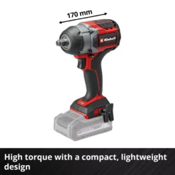 EINHELL PRO 18V Impact Wrench Bare Unit (1/2", 1000Nm, TP-CW 18/450-C Li BL) - Image 5