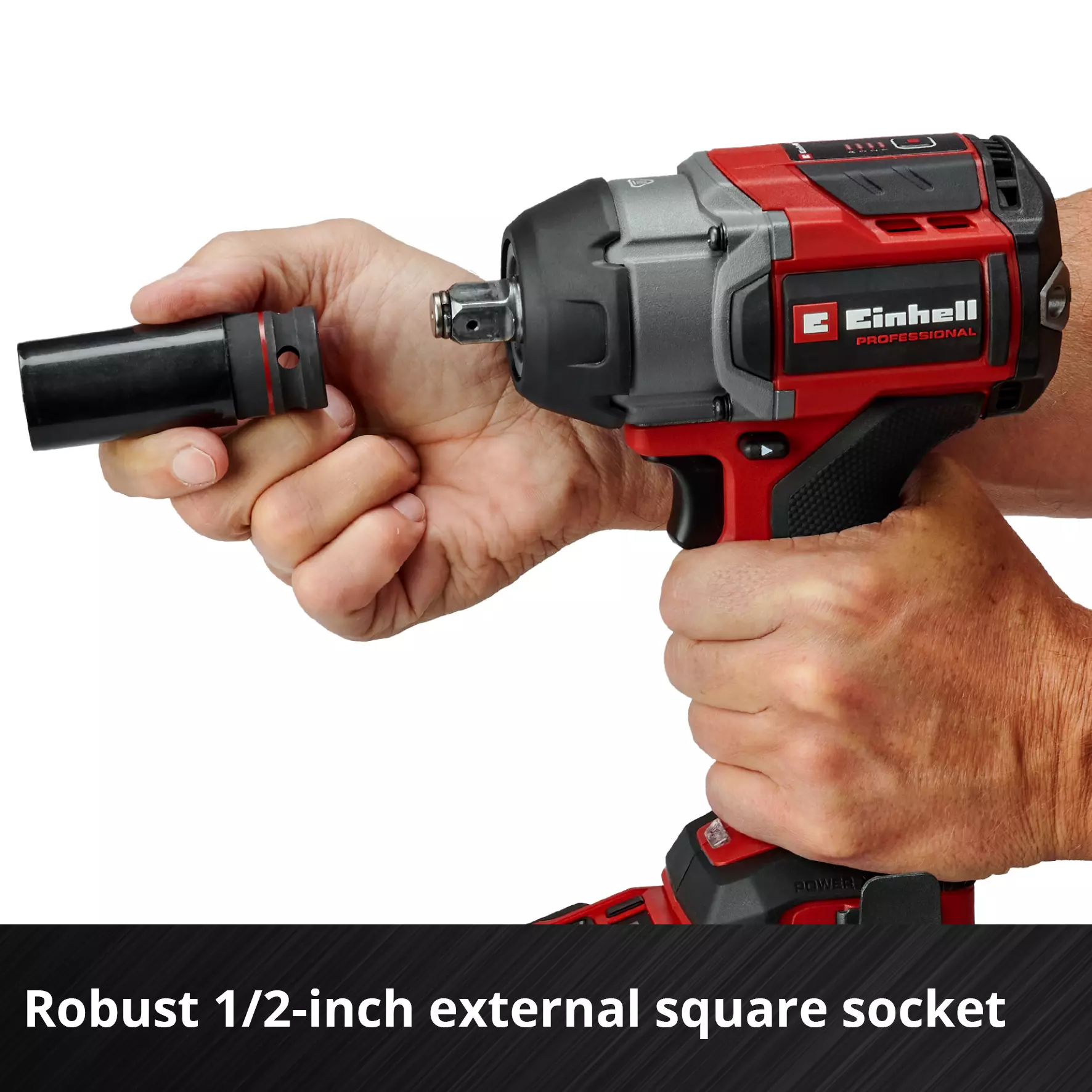 EINHELL PRO 18V Impact Wrench Bare Unit (1/2", 1000Nm, TP-CW 18/450-C Li BL) - Image 7