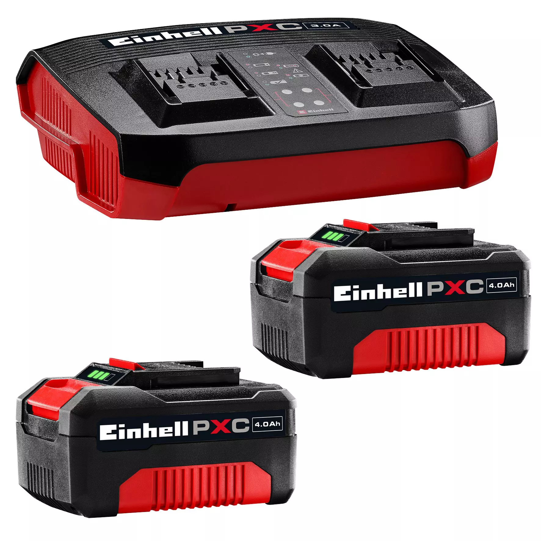 EINHELL 18V Starter Kit (2x 4Ah PXC Battery, 1x3A Twin Charger)
