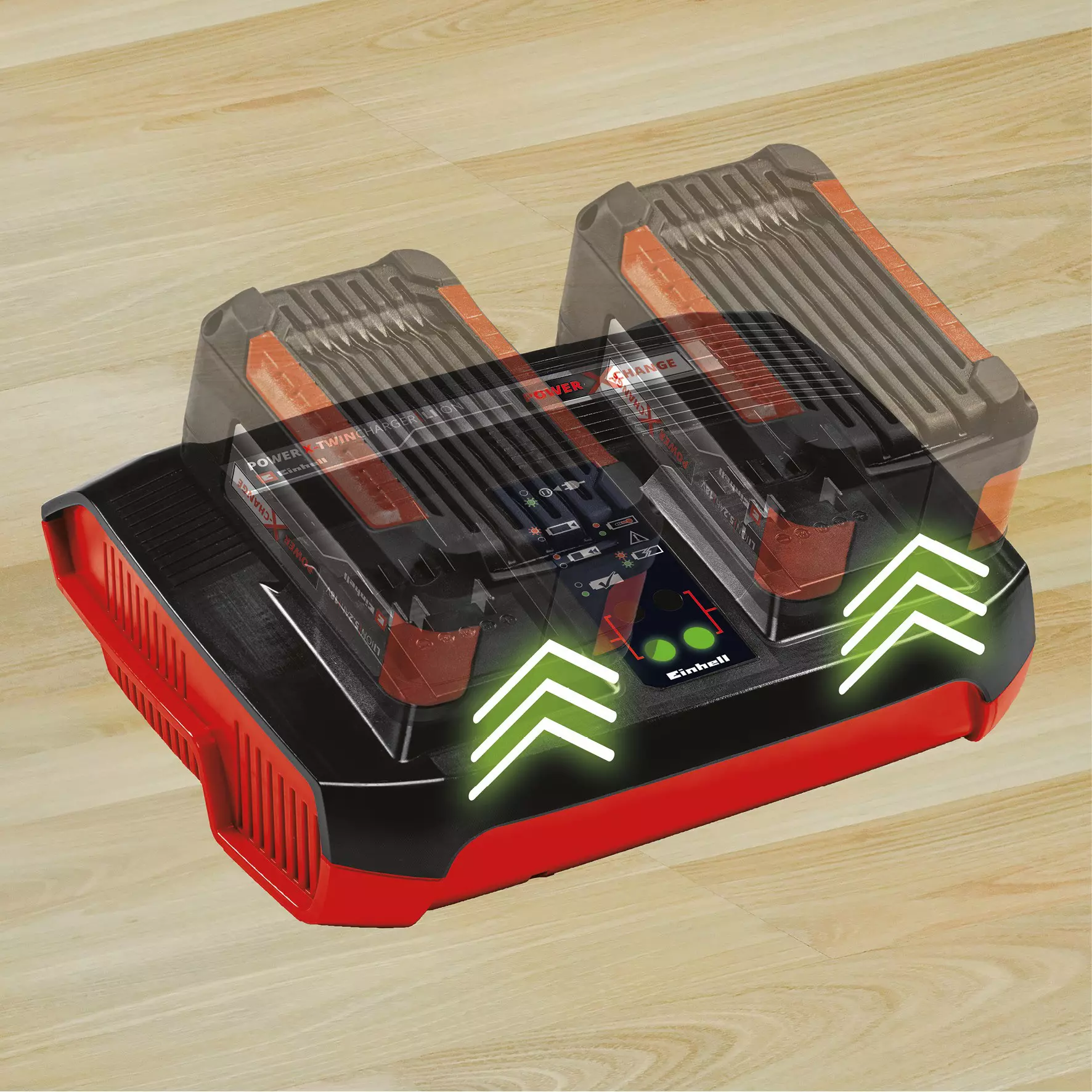 EINHELL 18V Starter Kit (2x 4Ah PXC Battery, 1x3A Twin Charger) - Image 3