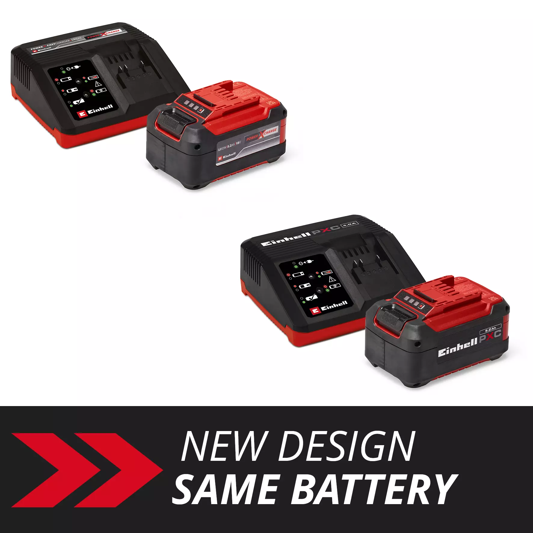 EINHELL 18V Starter Kit (1x 5.2Ah PXC Plus Battery, 1x4A Fast Charger) - Image 2