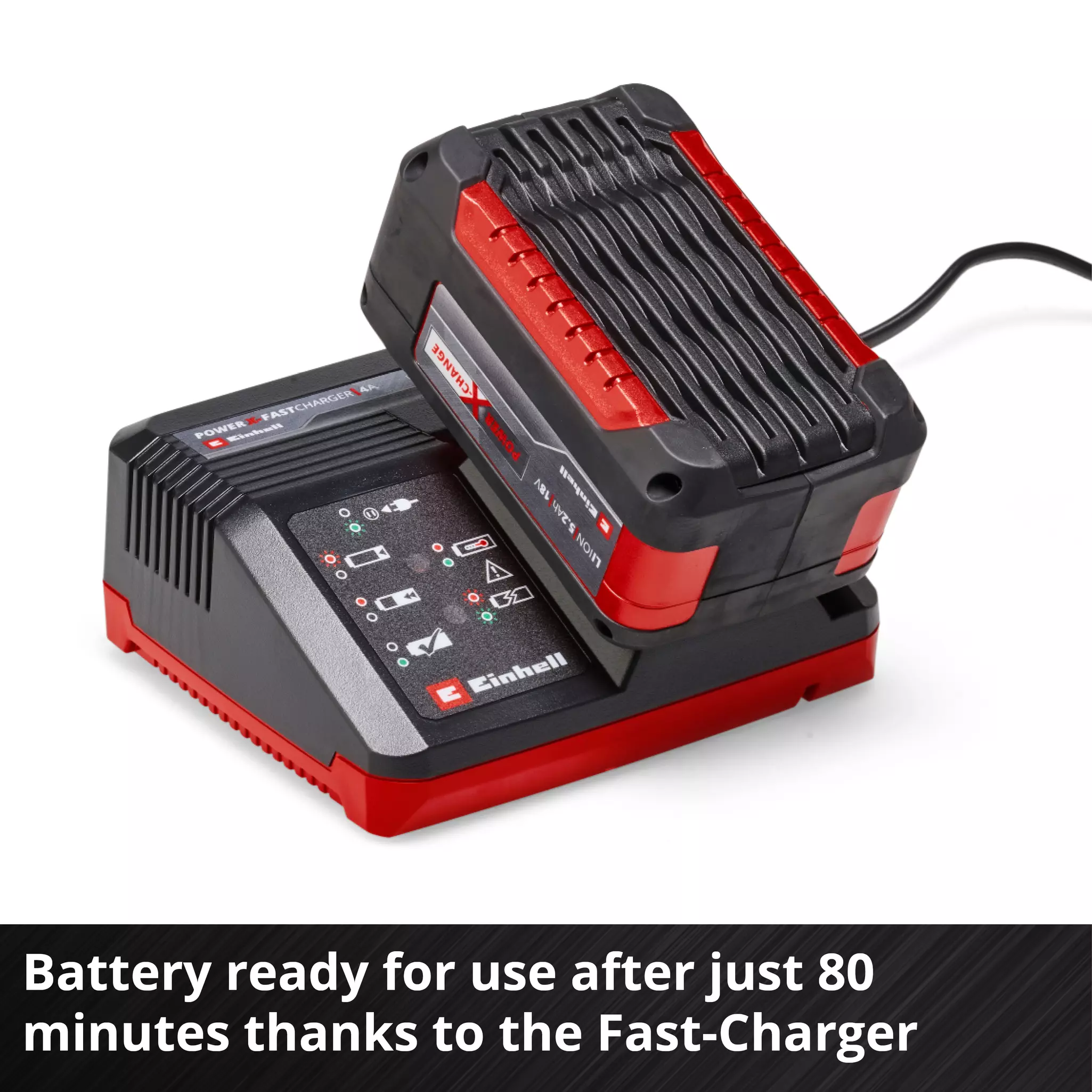 EINHELL 18V Starter Kit (1x 5.2Ah PXC Plus Battery, 1x4A Fast Charger) - Image 4