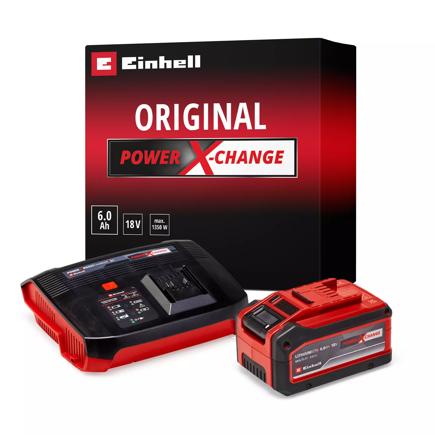 EINHELL 18V Starter Kit (1x 4-6Ah PXC-Plus Battery, 1x6A Charger)