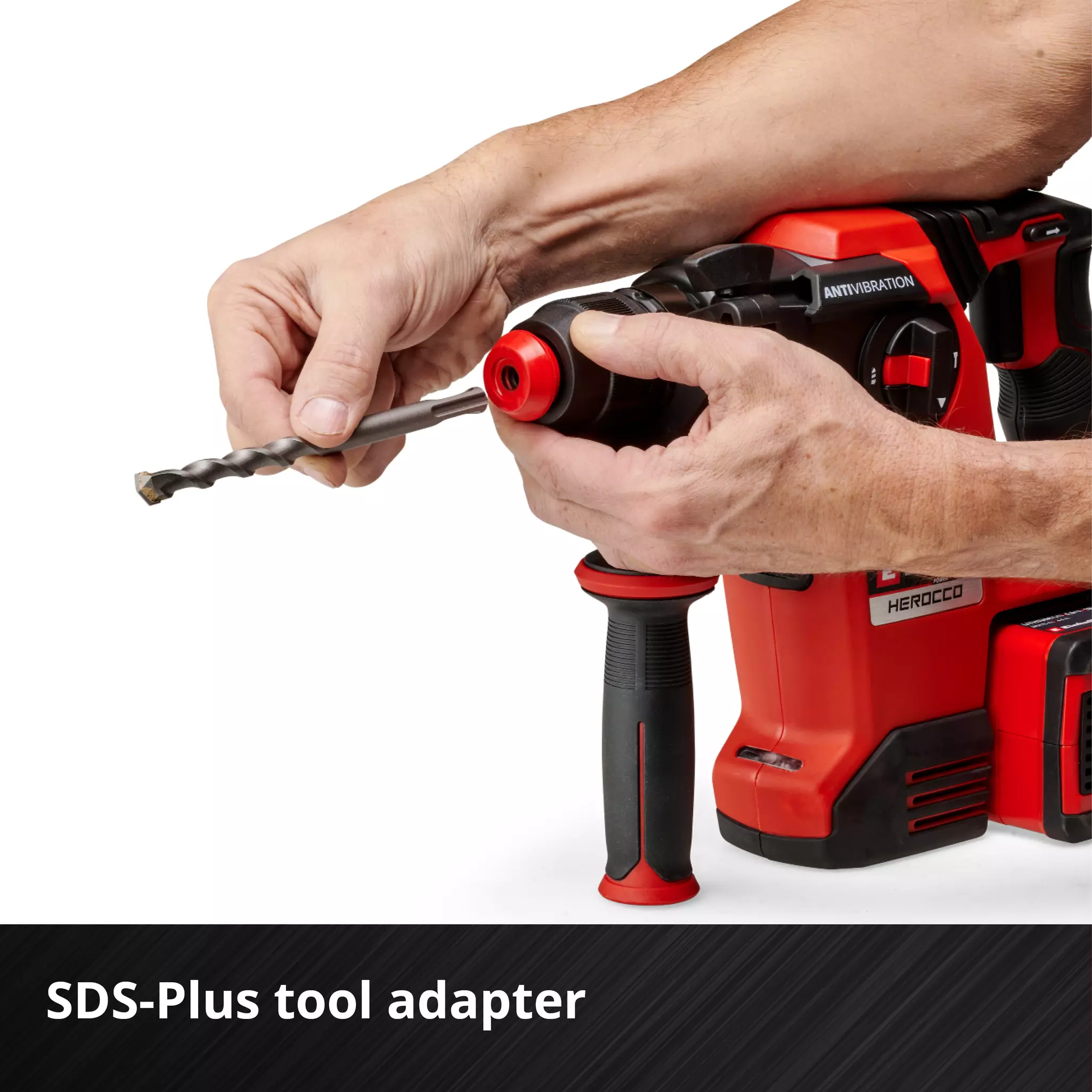 EINHELL PRO 2x18V SDS-Plus Drill Bare Unit (28mm, 3.2J, Herocco 36/28) - Image 5