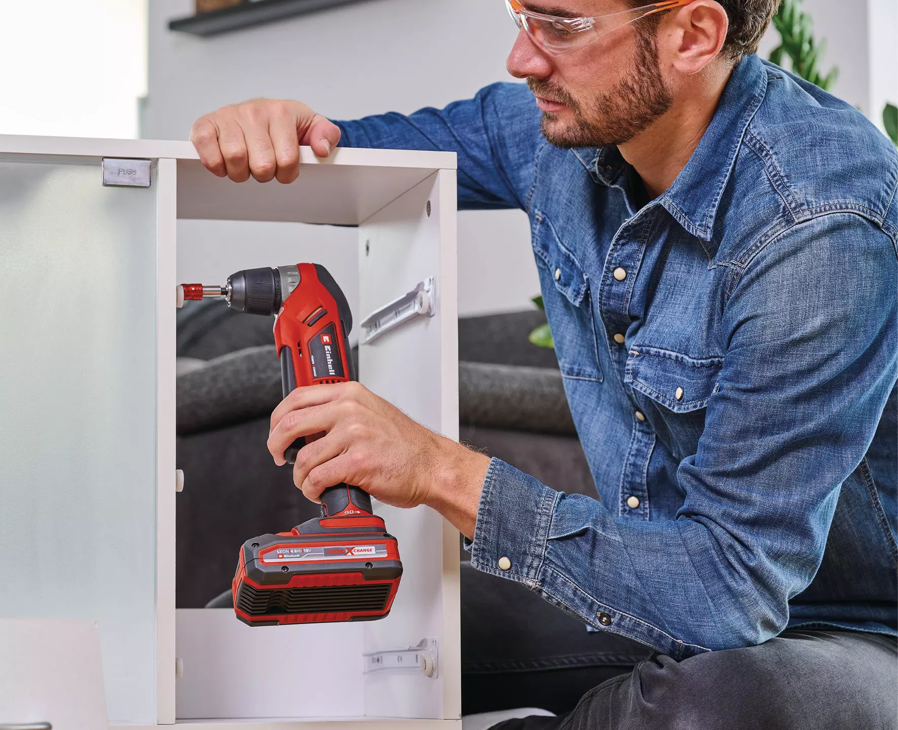 EINHELL 18v Right Angle Drill Bare Unit (10mm, 45Nm, TE-AD 18Li-Solo) - Image 4