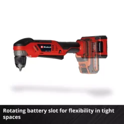 EINHELL 18v Right Angle Drill Bare Unit (10mm, 45Nm, TE-AD 18Li-Solo) - Image 7