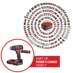 EINHELL PRO 18V Combi Drill Kit (2x2Ah, 70Nm, 2 Speed, TP-CD 18/70) - Image 3