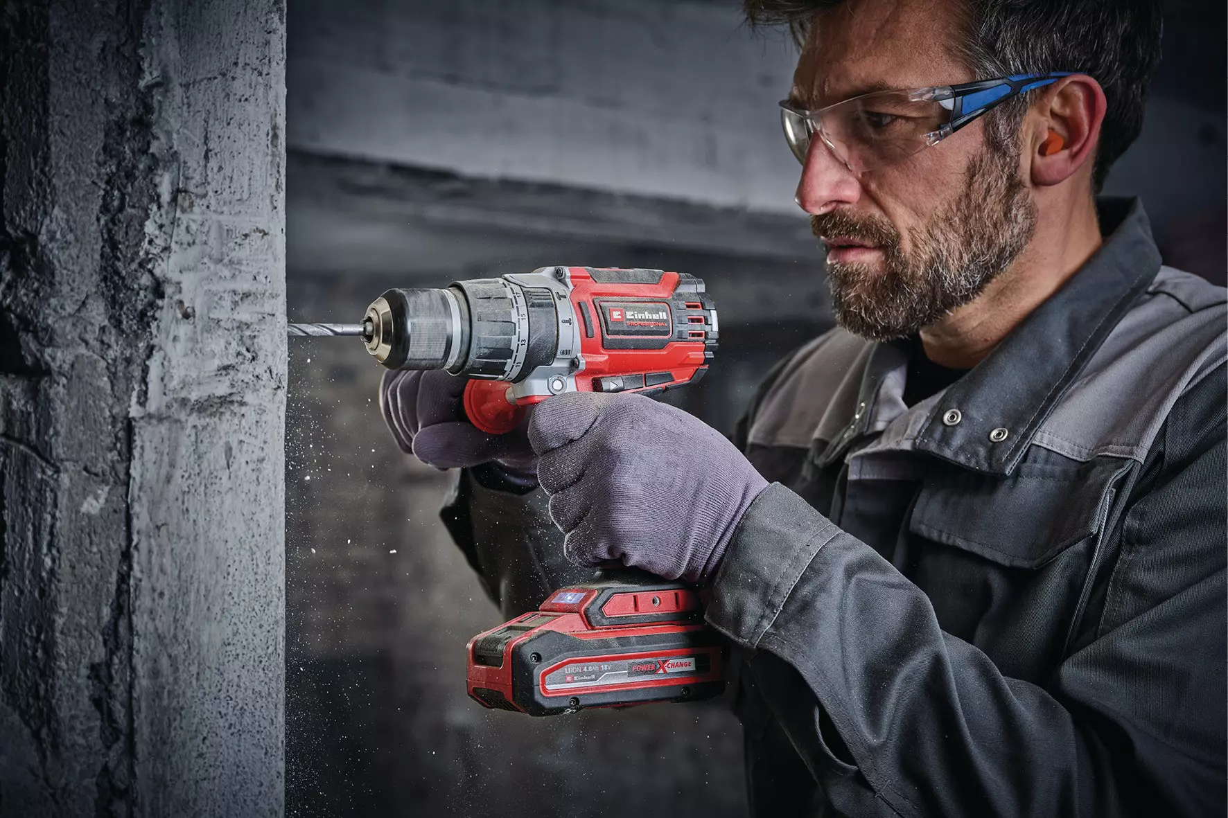 EINHELL PRO 18V Combi Drill Kit (2x2Ah, 70Nm, 2 Speed, TP-CD 18/70) - Image 5