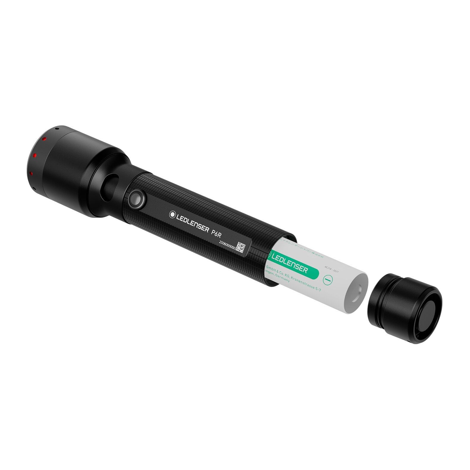 LEDLENSER P6R Torch (1200Lm, IP68, Rechargeable) - Image 5