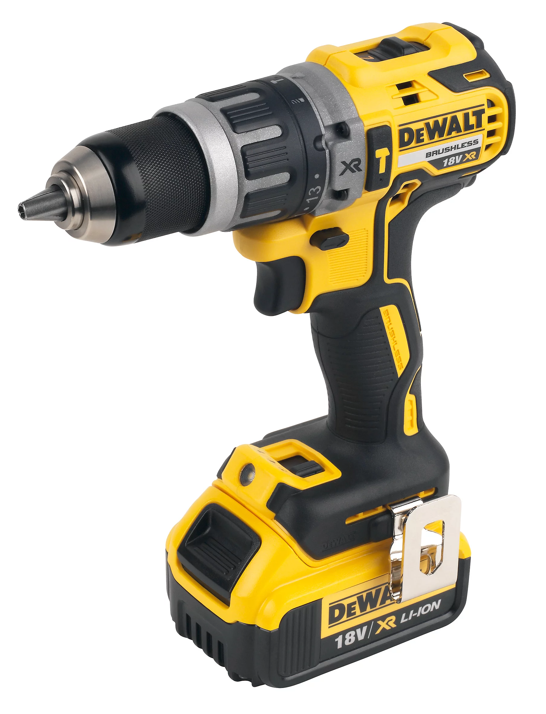 DEWALT 18V 4 Piece Kit (3x4Ah, DCH273/DCD796/DCF887/DCL040) - Image 2