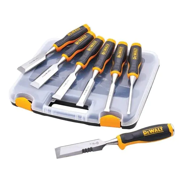 DEWALT 6 Piece Chisel Set With Free Chisel Knife