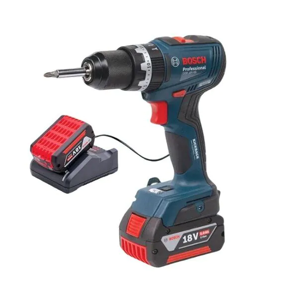 BOSCH 18V Combi Drill With 2 x 4.0Ah Li-ion Batteries