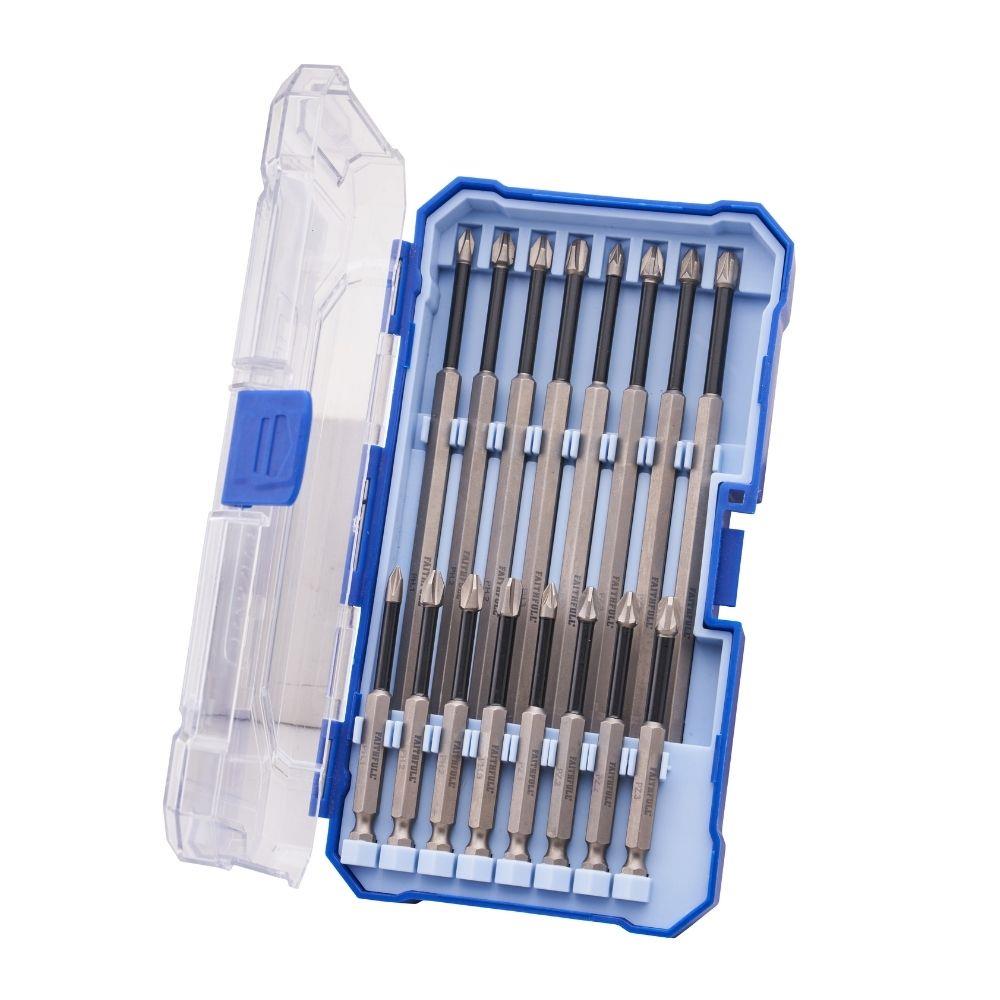 FAITHFULL Long Series Impact Driver Bit Set