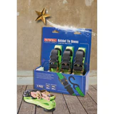 FAITHFULL 4 Piece Ratchet Tie Down Set - Image 3