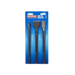 Alternative view of FAITHFULL 3 Piece SDS+ Chisel Bit Set