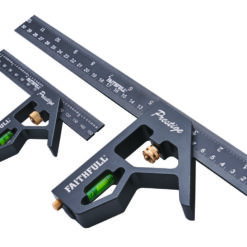 FAITHFULL 150mm (6") & 300mm (12") Combi Square Set