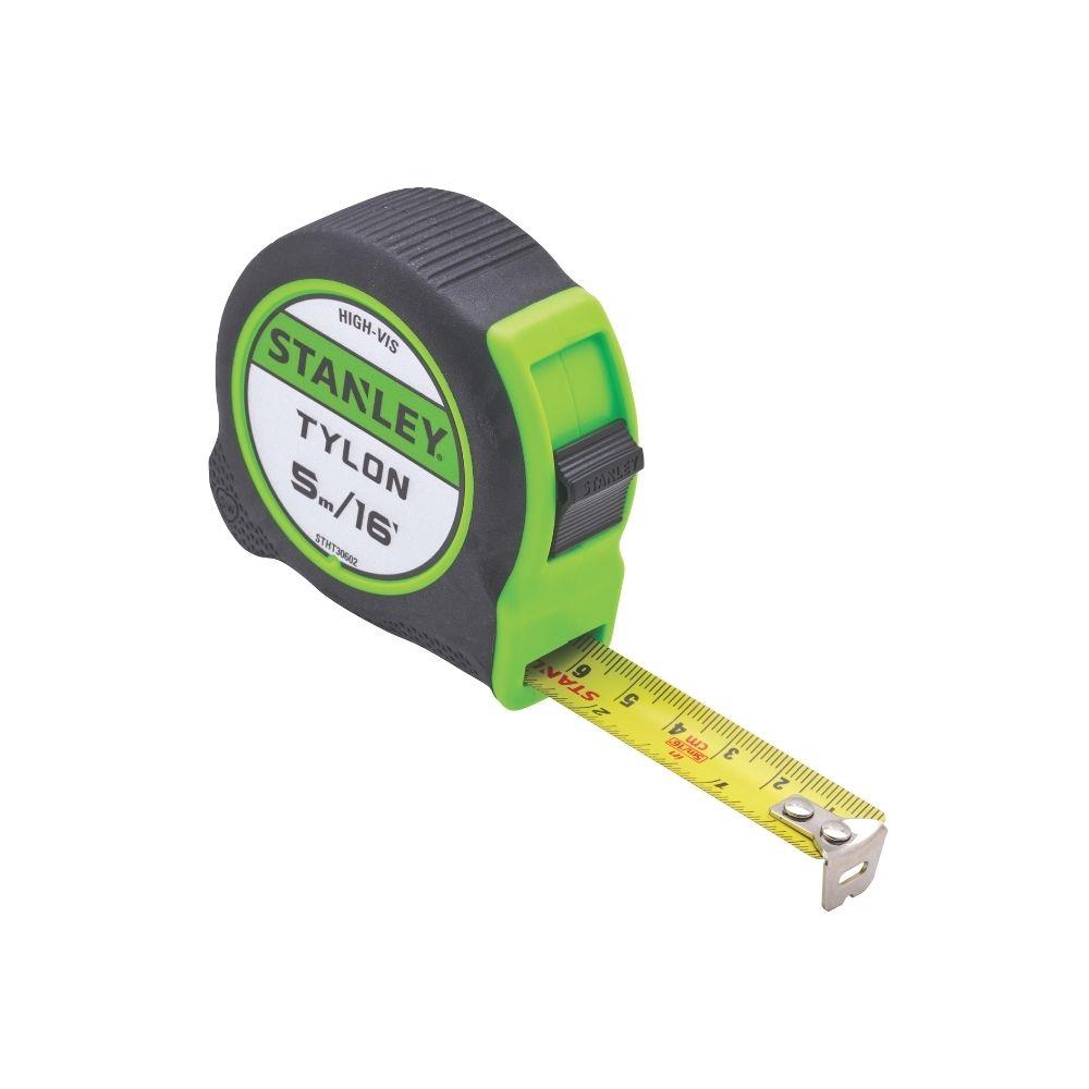 STANLEY Hi-Viz Tylon Tape 5m (16ft)
