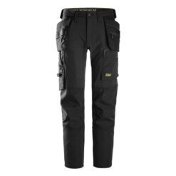 SNICKERS AW 4-Way Stretch Trousers with Holster Pockets (88, Black)