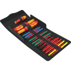 WERA Kraftform VDE Safe-Torque Speed Control Cabinet Set 1 (23 Piece, 0.4-4Nm)