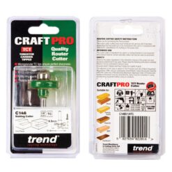 TREND Slotting Cutter (8mm, 31.8x9.5mm, 1/4" Shank)