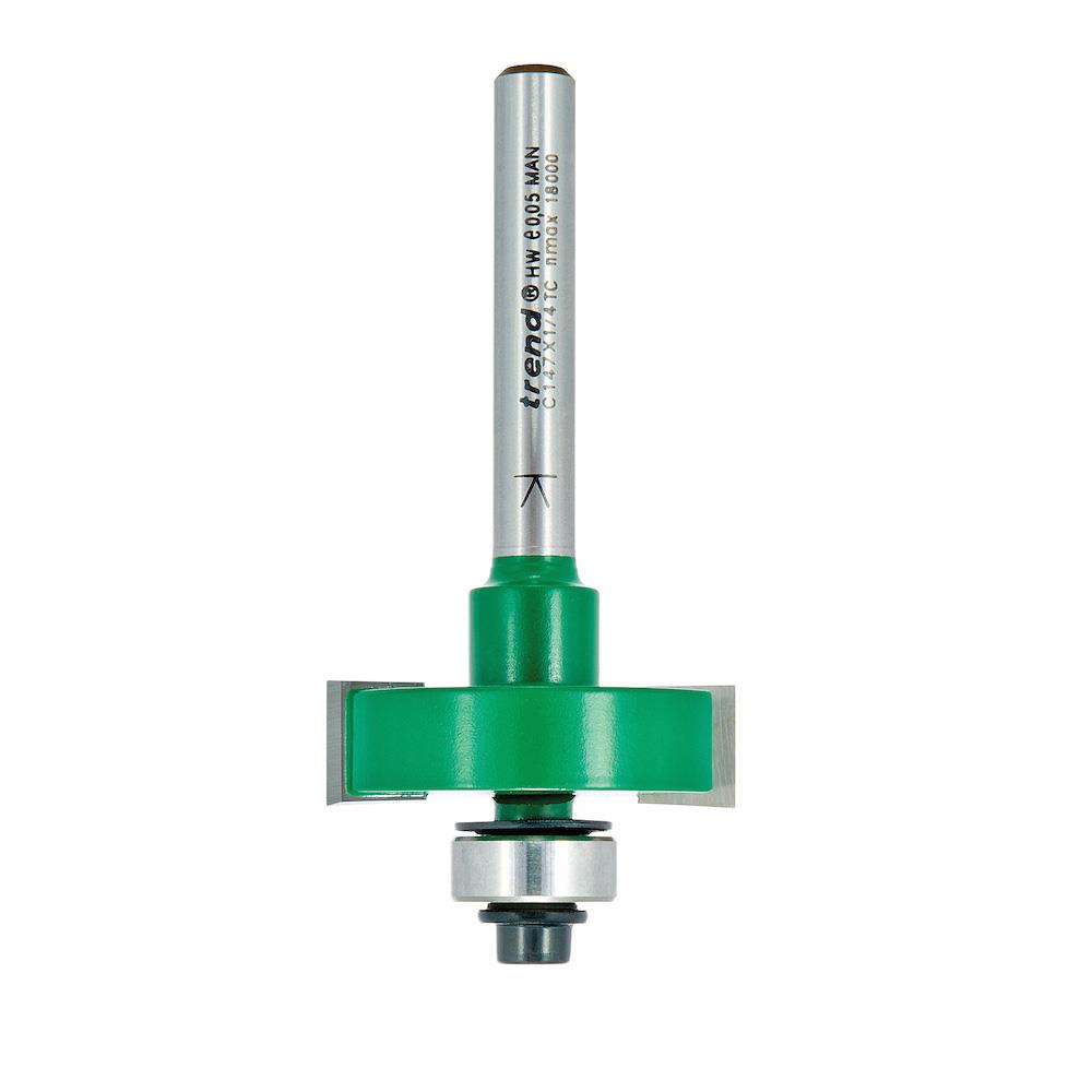 TREND Slotting Cutter (9.5mm, 31.8x9.5mm, 1/4" Shank) - Image 2