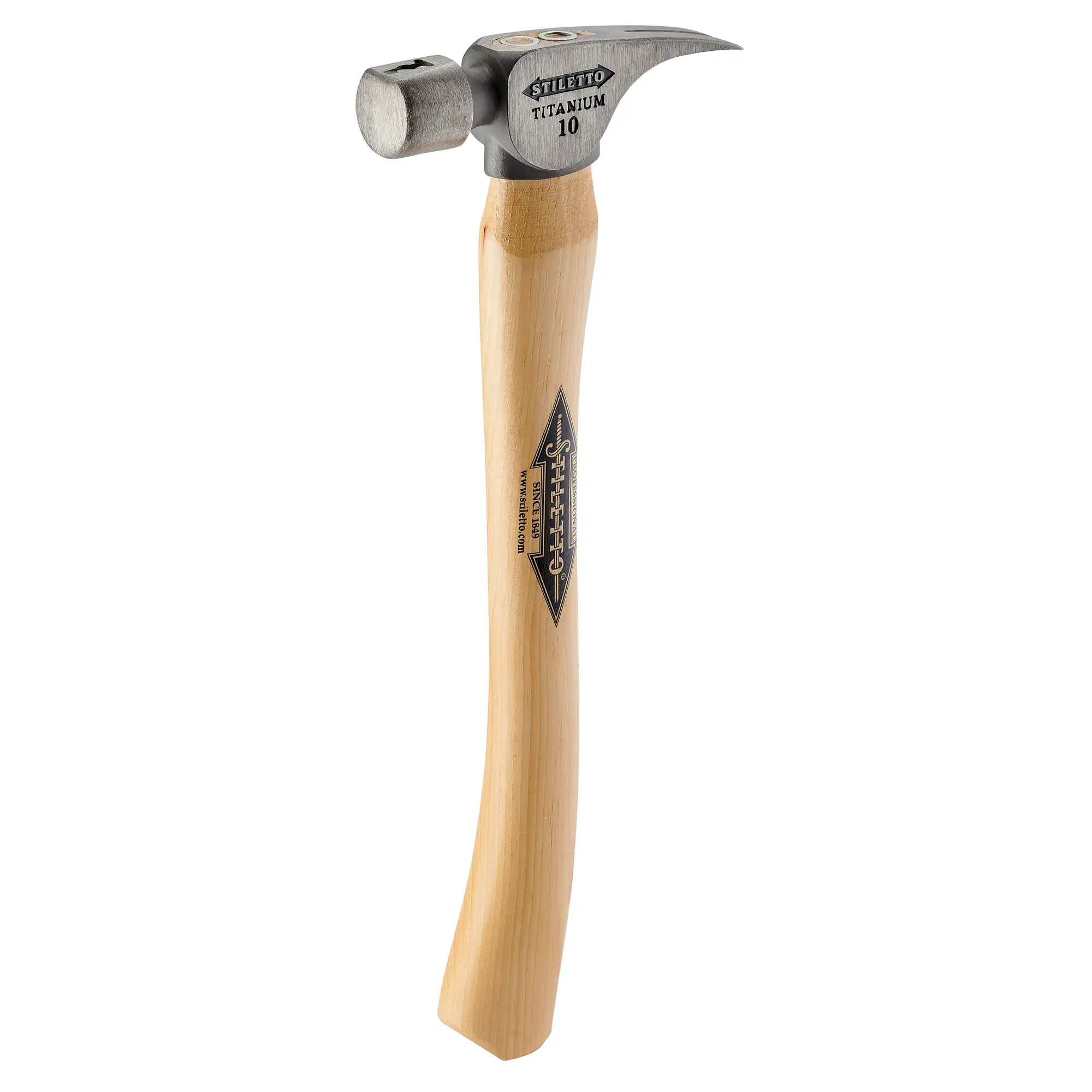 STILETTO Titanium Hammer (Hickory, 10oz)