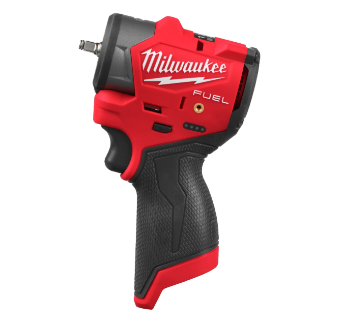 MILWAUKEE 12V Impact Wrench Bare Unit (1/4", 136Nm, Hog Ring, Fuel, M12FSCIWF14-0)