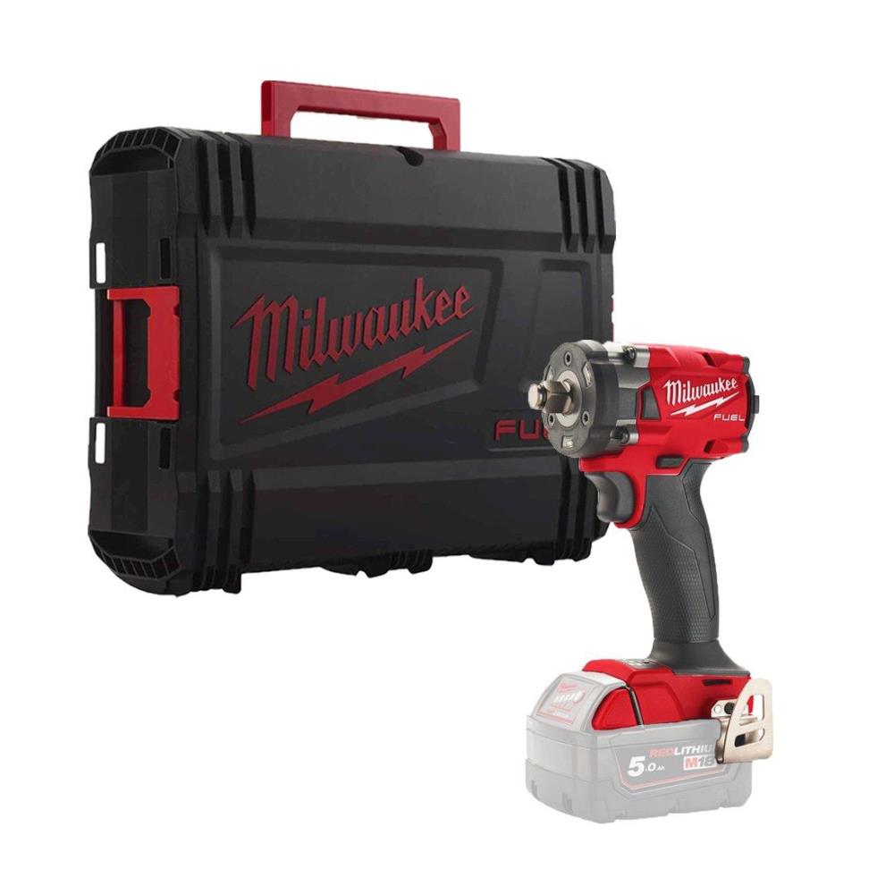MILWAUKEE 18V Impact Wrench Bare Unit (3/8", 339Nm, Hog Ring, Fuel, M18FIW2F38-0X)