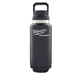 MILWAUKEE Packout Insulated Bottle (1065ml, Chug Lid, Black)