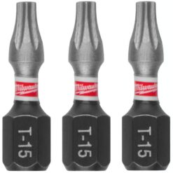 MILWAUKEE Shockwave Impact Bit (TXS15, 25mm, 3 Piece)