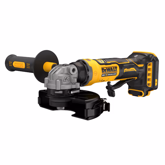 DEWALT 18V Grinder Bare Unit (125mm, Compact,E-Brake,Clutch,Brushless, Paddle Sw)