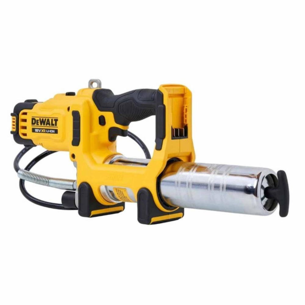 DEWALT 18V Grease Gun Bare Unit (2 Speed, 690/345 Bar, 255/85g/min, 440g Cartridge)