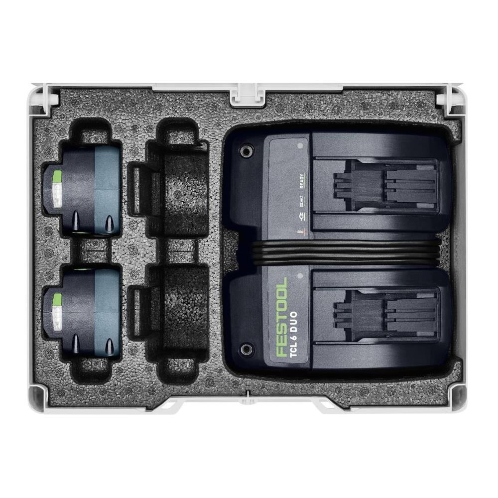 FESTOOL Energy Set (SYS 18V 2xHP5,0/TCL6DUO) - Image 2