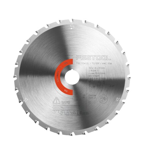 FESTOOL Saw Blade (DIA 160x1,8x20 TD28)