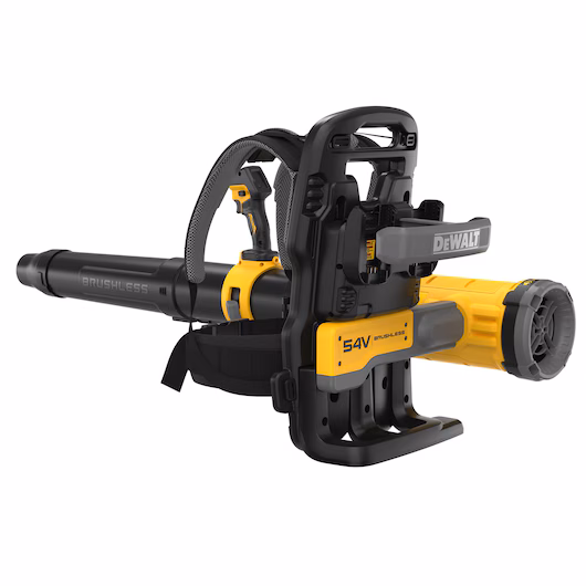 DEWALT 2x54V Backpack Blower Bare Unit (855CFM, 257km/h)